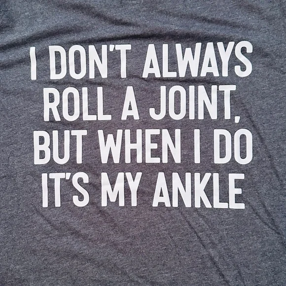 👕 Three for $18 T-Shirt Sale Dark Grey Graphic Men's Shirt - Picture 4 of 4